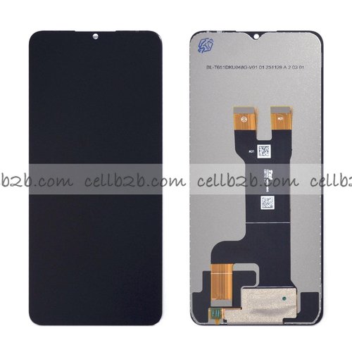 Original Reparada Pantalla ZTE Blade A73 5G Negra Completa LCD+Tactil