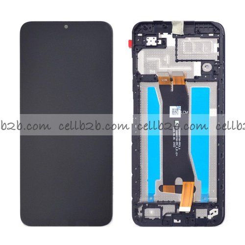 Original Nueva Pantalla ZTE Blade A35 / A55 Negra con Marco Completa LCD+Tactil