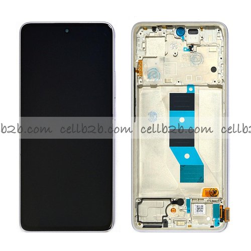 Pantalla Xiaomi Redmi Note 14 5G / Poco M7 Pro 5G OLED Lila CON MARCO LCD+Tactil Completa