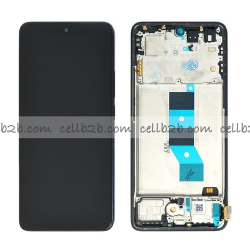 Pantalla Xiaomi Redmi Note 14 5G / Poco M7 Pro 5G INCELL Negra CON MARCO LCD+Tactil Completa