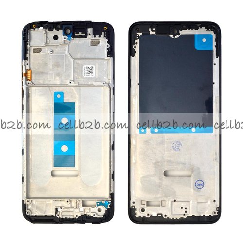 Carcasa Intermedia para Xiaomi Redmi Note 10 5G Negra Original