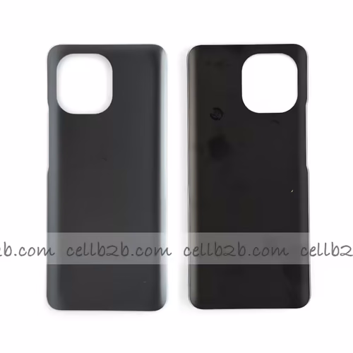 Tapa Trasera para Xiaomi Mi 11 Negra (CON LENTE)