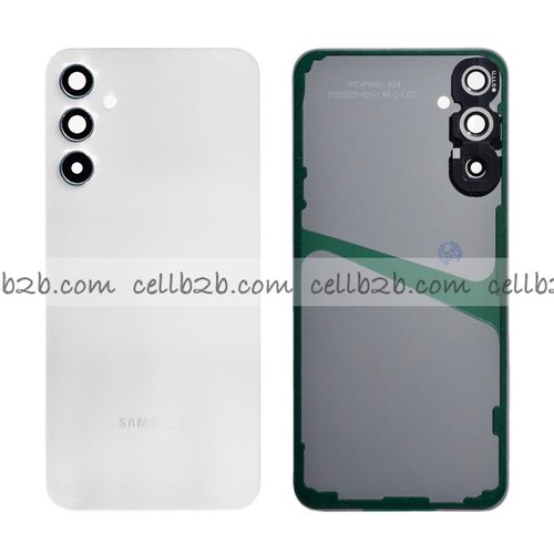 Tapa Trasera para Samsung A34 5G A346B Plateada CON LENTE