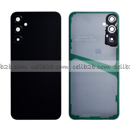Tapa Trasera para Samsung A34 5G A346B Negra CON LENTE