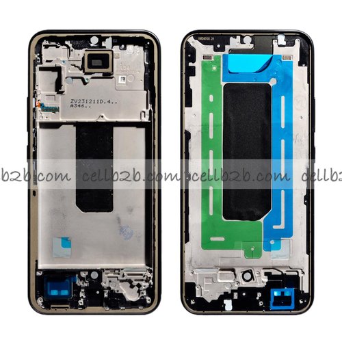 Carcasa Frontal para Samsung A34 5G A346B Negra