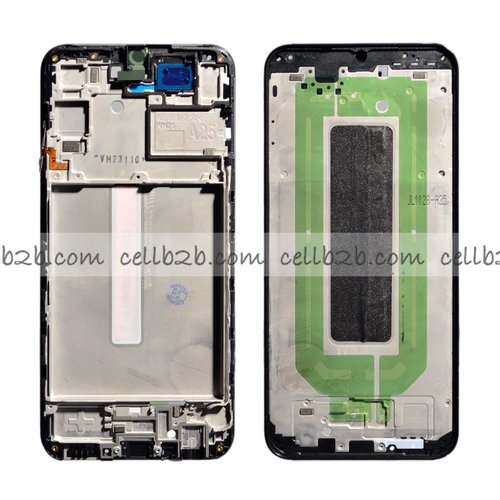 Carcasa Frontal para Samsung A25 5G A256B Negra