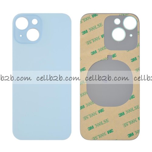 Tapa Trasera Cristal para iPhone 15 Azul