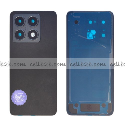 Tapa Trasera para Xiaomi Mi 14T 5G Negro Titanio CON LENTE