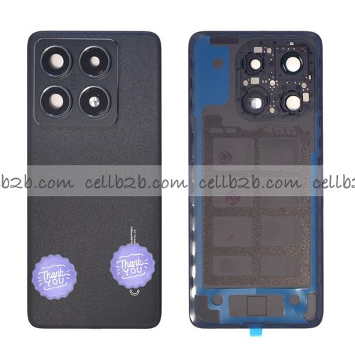 Tapa Trasera para Xiaomi Mi 14T Pro 5G Titanic Negro ORI CON LENTE