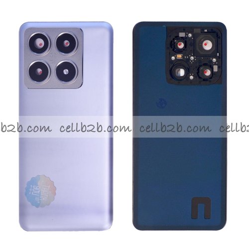 Tapa Trasera para Xiaomi Mi 14T Pro 5G Titanic Azul CON LENTE