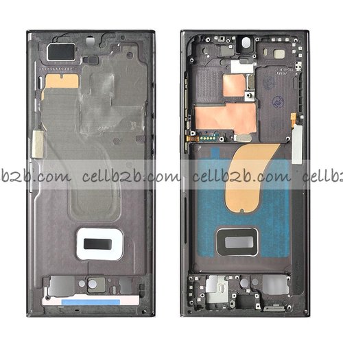 Carcasa Frontal para Samsung S23 Ultra 5G S918B Negra