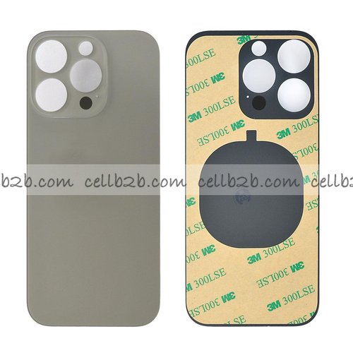 Tapa Trasera para iPhone 16 Pro Titanic Natural