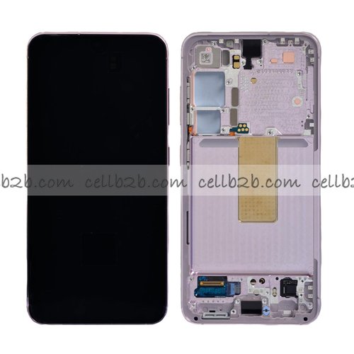 *Pantalla Samsung Galaxy S23 S911 Lavanda / Rosa Claro CON MARCO Original LCD+Táctil SERVICE PACK