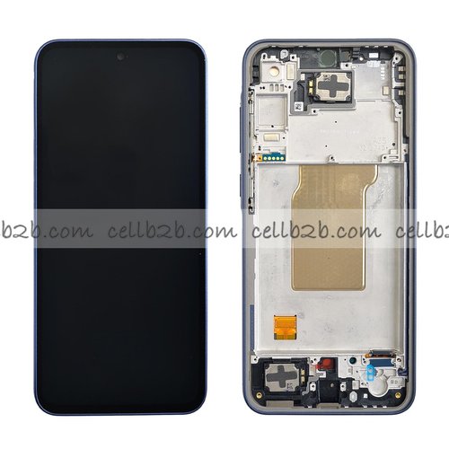 *Pantalla Samsung Galaxy A35 5G A356 Negra / Navy Con Marco Completa SERVICE PACK (Asmbld)
