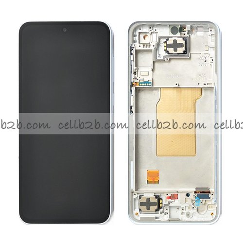 *Pantalla Samsung Galaxy A35 5G A356 Azul Con Marco Completa SERVICE PACK (Asmbld)