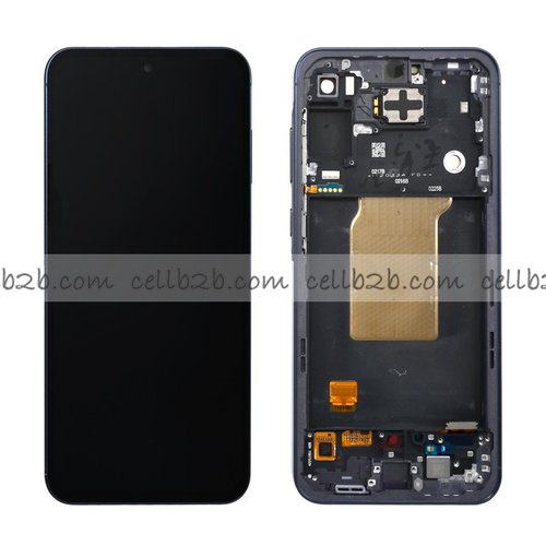 *Pantalla Samsung Galaxy A55 5G A556 Negra / Navy Con Marco Completa SERVICE PACK (Asmbld)