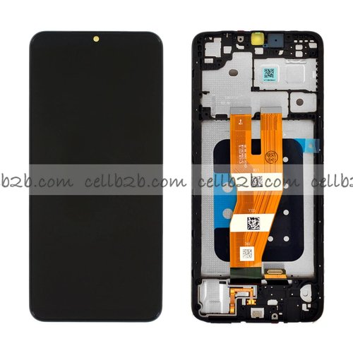 Original Nueva Pantalla Samsung Galaxy A05 A055F Negra Con Marco Completa