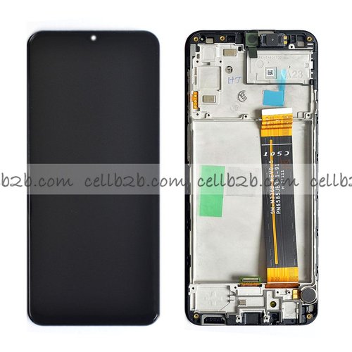 *Pantalla Samsung Galaxy A23 4G A235 Negra CON MARCO Original LCD+Táctil SERVICE PACK