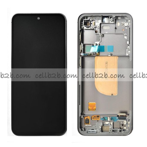*Pantalla Samsung GALAXY S23 FE S711 Negra CON MARCO Original LCD+Táctil SERVICE PACK (Asmbld)