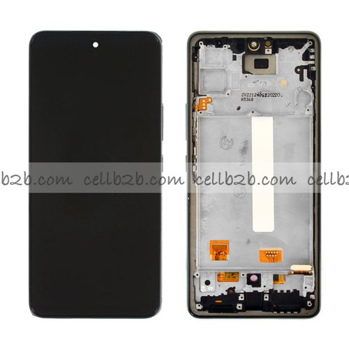Pantalla Samsung Galaxy A53 5G A536B OLED Negra Con Marco Completa