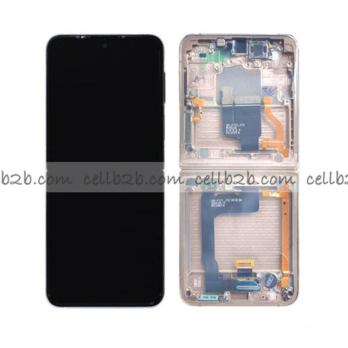 *Pantalla Samsung Galaxy Z Flip 4 5G F721 Dorada Interior Original SERVICE PACK
