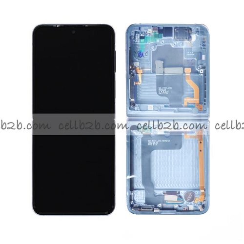 *Pantalla Samsung Galaxy Z Flip 4 5G F721 Azul Interior Original SERVICE PACK