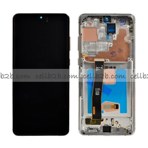 Pantalla Samsung Galaxy S20 Ultra 5G G988B OLED Gris Con Marco Completa