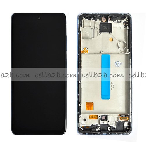 Pantalla Samsung Galaxy A52 A525F / A52 5G A526B / A52S A528B OLED Azul Con Marco Completa