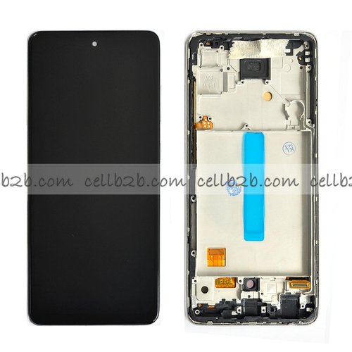 Pantalla Samsung Galaxy A52 A525F / A52 5G A526B / A52S A528B OLED Blanca Con Marco Completa