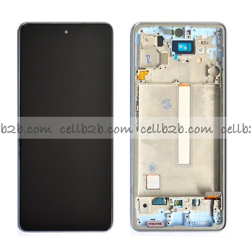 Pantalla Samsung Galaxy A53 5G A536B OLED Azul Con Marco Completa