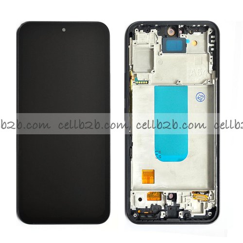 Pantalla Samsung Galaxy A54 5G A546B Negra CON MARCO Completa OLED