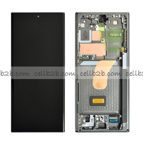 *Pantalla Samsung Galaxy S23 Ultra S918 Verde CON MARCO Original LCD+Táctil SERVICE PACK (Asmbld)