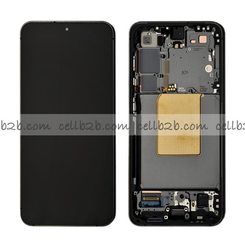 *Pantalla Samsung Galaxy S24 S921 Negra CON MARCO Original LCD+Táctil SERVICE PACK (Asmbld)