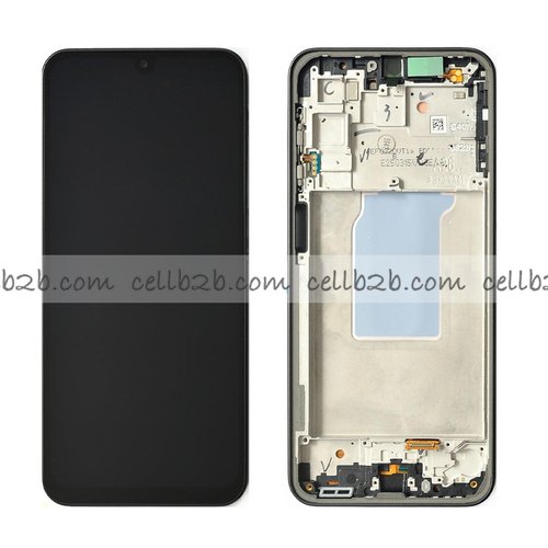 *Pantalla Samsung Galaxy A26 5G A266 Negra con Marco Completa Original SERVICE PACK