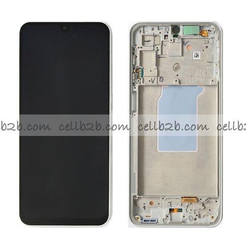 *Pantalla Samsung Galaxy A26 5G A266 Blanca con Marco Completa Original SERVICE PACK