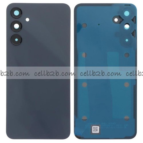 Tapa Trasera para Samsung A16 5G A166B Azul Negro CON LENTE