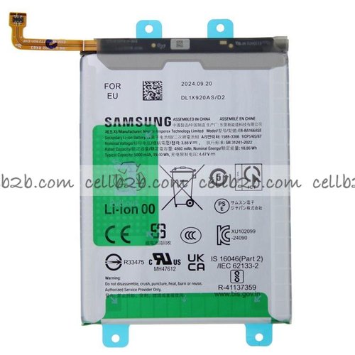 *Batería EB-BA166ASE para Samsung Galaxy A26 5G A266B 5000mAh SERVICE PACK