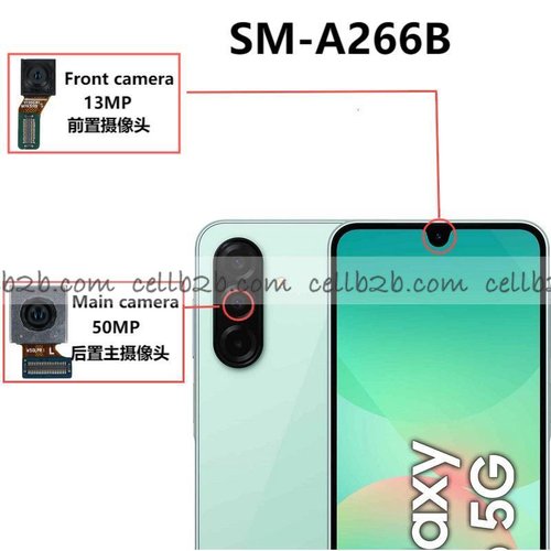 Cámara Trasera para Samsung A26 5G A266B / A17 4G A175F / A17 5G A176B (50MP)