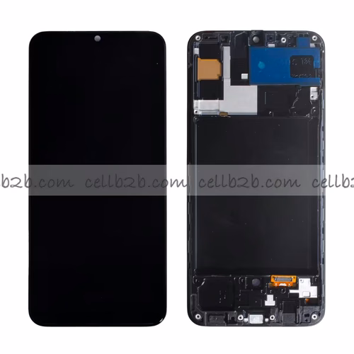 Pantalla Samsung Galaxy A30S A307F INCELL Negra con Marco Completa