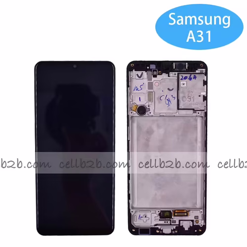 Pantalla Samsung Galaxy A31 A315 Negra INCELL con Marco Completa