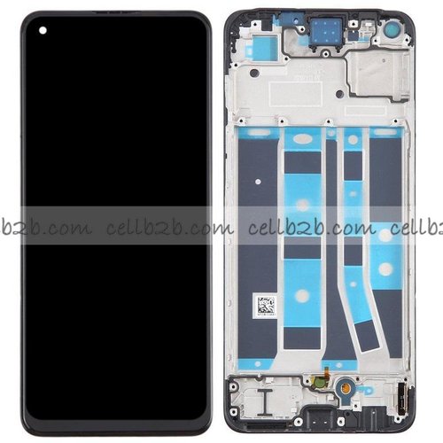 Pantalla OPPO A78 4G OLED CON MARCO Negro Completa LCD+Táctil