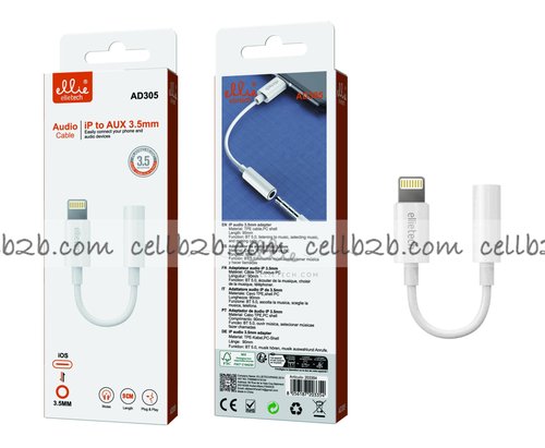 Ellietech AD305 Adaptador de Audio iP de 3.5mm