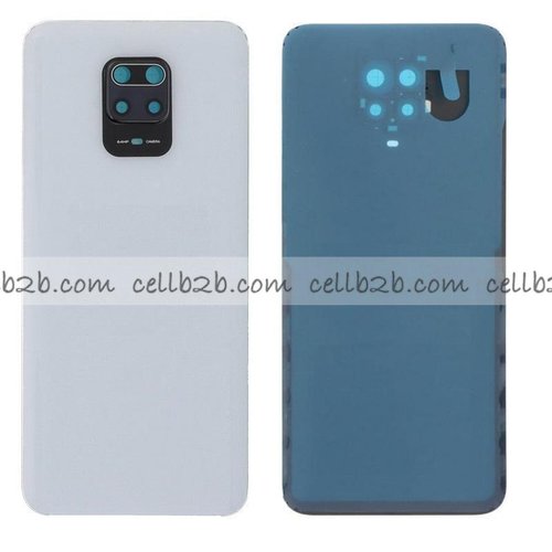 Tapa Trasera Xiaomi Redmi Note 9S / Note 9 Pro Blanca CON LENTE