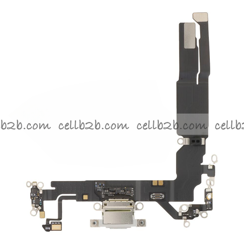 Flex de Carga para iPhone 17 Blanco Original Desmontaje