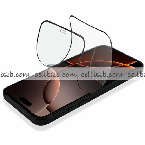 Protector Cerámico Flexible Full Glue para iPhone 15 Pro