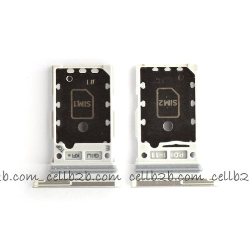 Bandeja de Dual SIM para Samsung S21 FE 5G G990B Blanca
