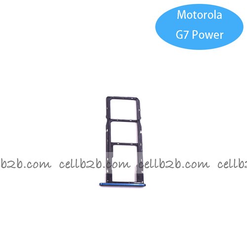 Bandeja de la Tarjeta SIM Motorola G7 Power azul