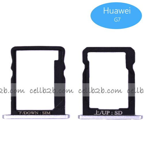 Bandeja de la Tarjeta SIM para Huawei G7 Plata