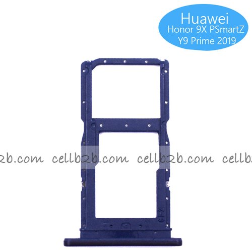 Bandeja de la Tarjeta SIM para Huawei Honor 9X/ P Smart Z/ Y9 Prime 2019 Azul