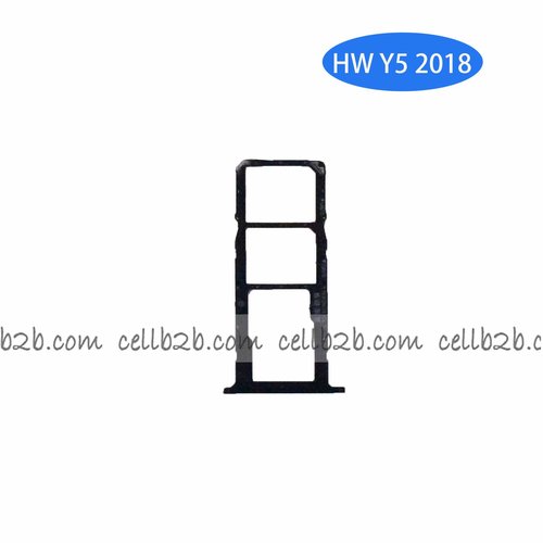 Bandeja de la Tarjeta SIM para Huawei Y5 2018 Negra